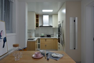 北欧风格两居室厨餐厅装修效果图