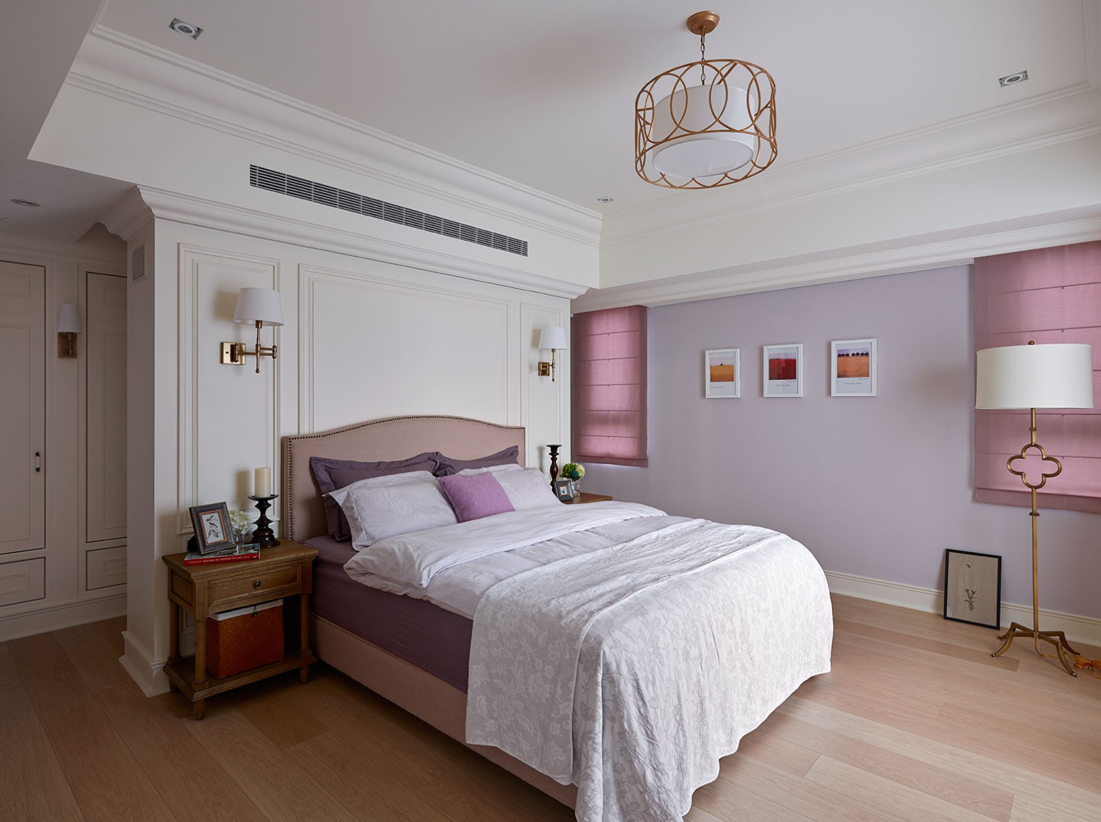大户型现代美式风格卧室装修效果图