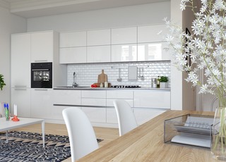 北欧风公寓厨房装修设计效果图