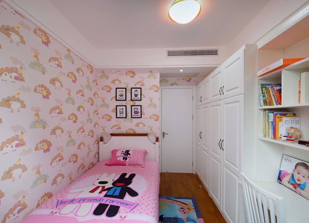 现代简约风格两居儿童房装修效果图