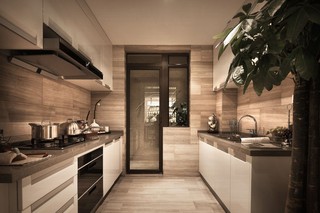 150平现代三居室厨房装修效果图
