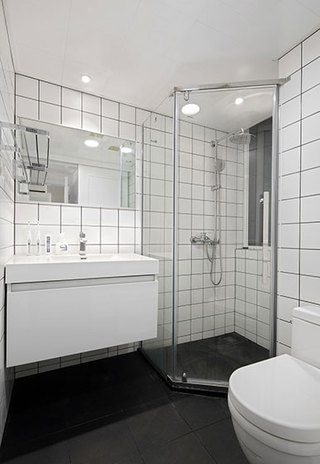 纯净北欧风格装修浴室装潢图