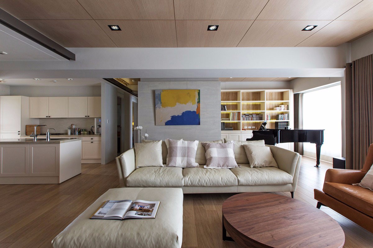160平现代风格客厅装修效果图