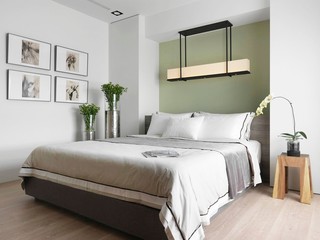 120平现代北欧风卧室装修效果图