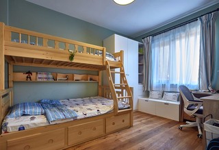 三居室现代北欧风儿童房装修效果图