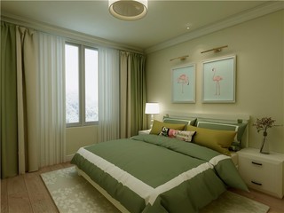 现代简约风格两居卧室装修效果图