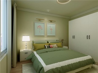现代简约风格两居卧室装修效果图