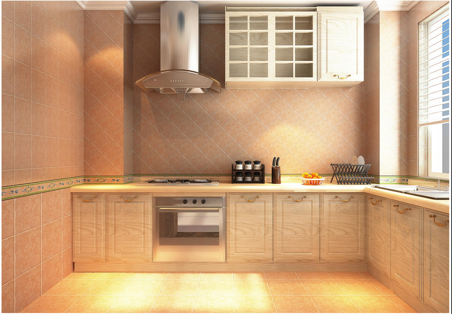 130平欧式风格厨房装修效果图