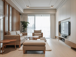 简约日式三居客厅装修设计效果图