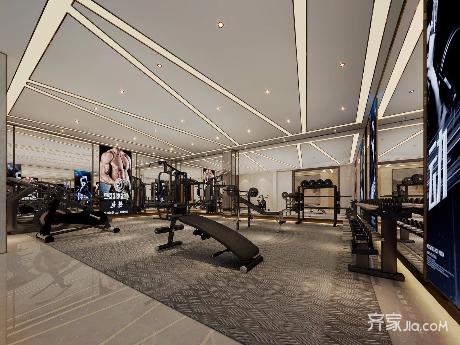 家庭健身房案例|家庭健身房案例|北京威踏体育用品有限公司-商用健身器材专业供应商