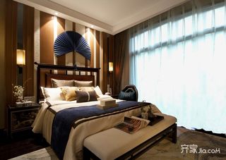 新中式风格两居卧室装修效果图