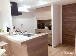大户型新中式四居厨房装修设计图