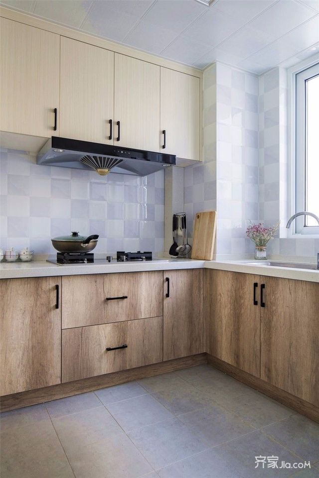 简约北欧三居厨房装修设计图