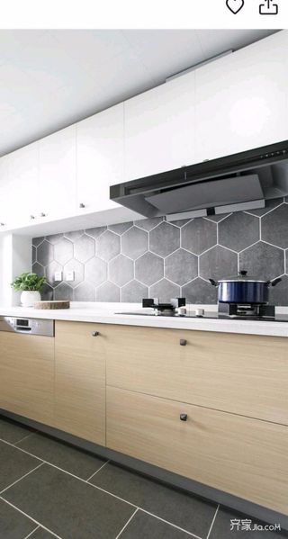 北欧风格两居室厨房装修搭配图