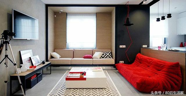 空间设计—客厅—正方形客厅