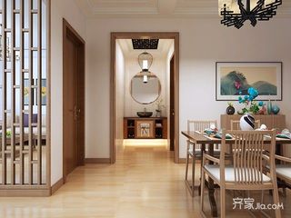 中式风格二居室过道装修效果图