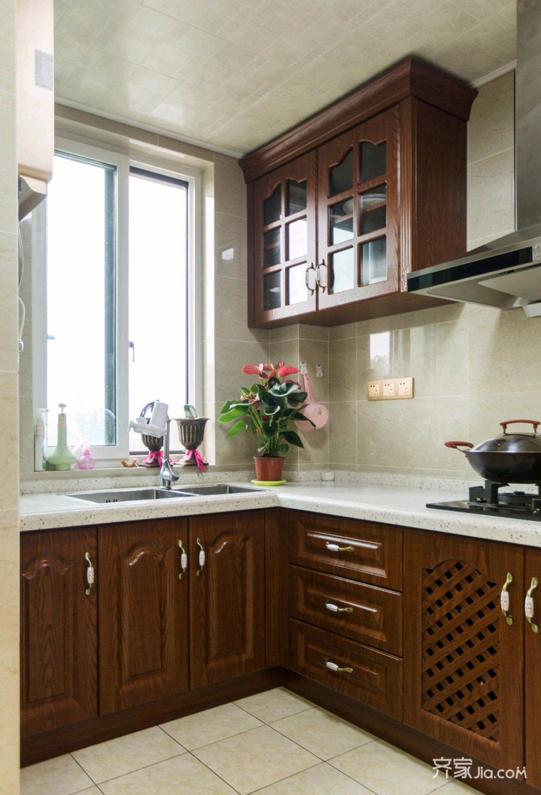 110平米欧式风格厨房装修效果图