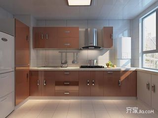 145㎡新中式三居厨房装修效果图