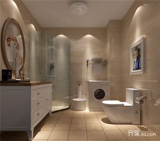 美式风格四居室卫生间装修效果图