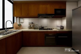 140平米中式风格厨房装修效果图
