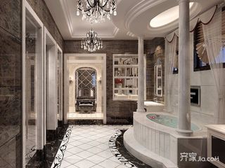 豪华古典欧式别墅卫生间装修效果图