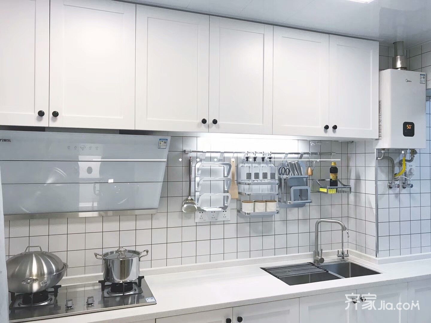 120平三居北欧风格厨房装修效果图