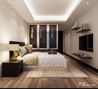 140平新中式风格卧室装修设计图