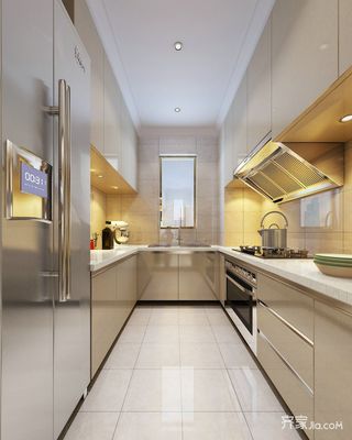 现代简约三居室厨房装修效果图