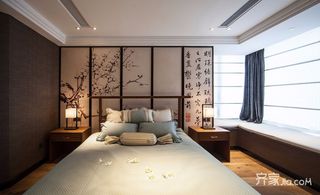 新中式风格别墅装修卧室设计图