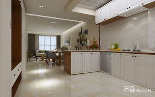 260平现代风格别墅厨房装修效果图