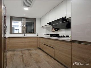 160平米简约三居室装修厨房设计图