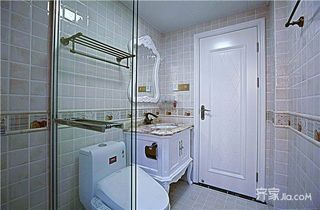 三居室欧式风格装修卫生间设计图