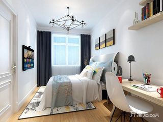 两居室现代简约风卧室装修效果图