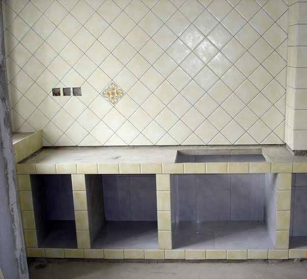 砖砌厨房灶台步骤图片