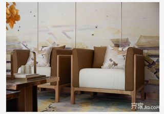 新中式别墅装修沙发设计图