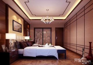 新中式二居室卧室设计图