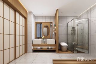 二居室北欧风格家卫生间设计图