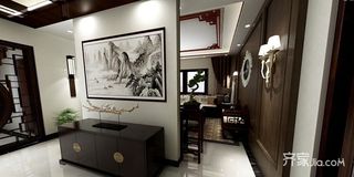 中式别墅装修客厅效果图