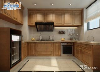 170平中式别墅厨房设计图