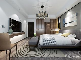 130平欧式风格家卧室效果图
