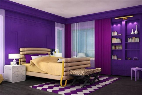 室内装修紫色配什么色好看 室内装修色彩搭配三大技巧
