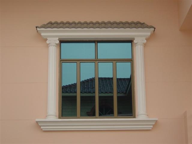 这是窗套不是“圈套”，外墙石材窗套效果图，有你想要的一款