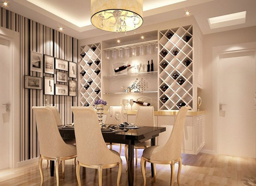 餐厅酒柜设计风格 四款不同风格的餐厅酒柜设计