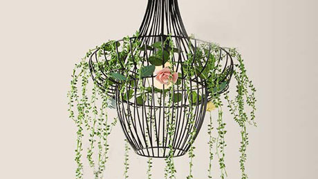 10个创意绿植吊灯设计 给家来点“森”呼吸