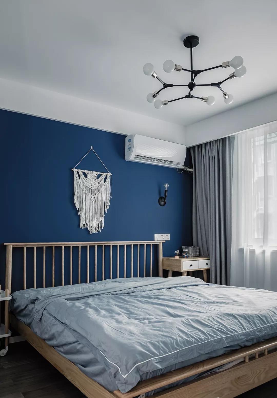 宁静的睡眠空间：30个漂亮的蓝色卧室设计 - 设计之家