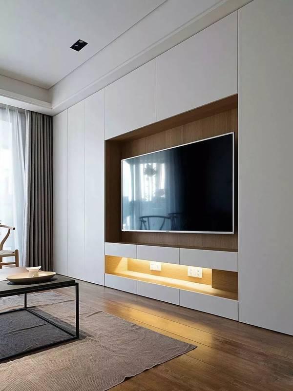 120平现代简约风，电视墙设计简洁实用