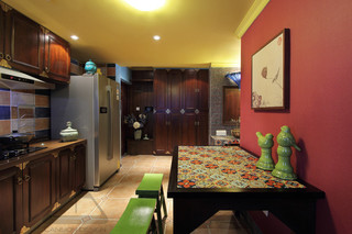 东南亚风格二居室餐厅装修效果图