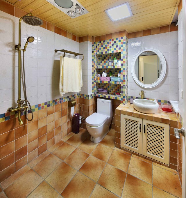 农村厨房洗澡间设计图图片