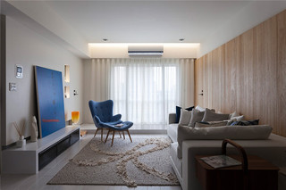 160平现代北欧三居客厅装修效果图