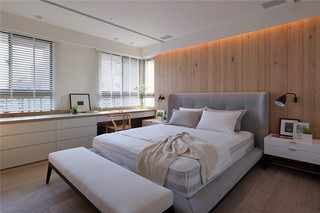 大户型现代北欧风卧室装修设计图